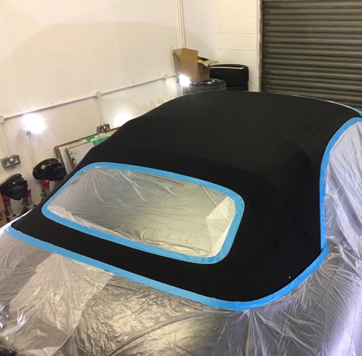 Masking film 90cmx25m - tape - waterdicht - ideaal voor schilderwerk - SnelShoppen