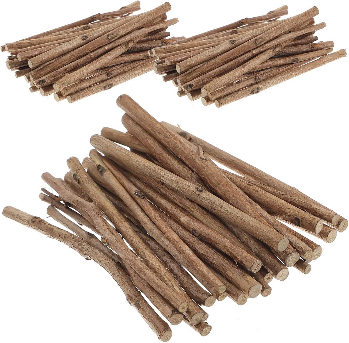 Houten stokjes 100 stuks 10 cm / 4 inch 0. 3-0. Takken met 5 cm diameter voor handwerk wilgentakken voor doe-het-zelf projecten