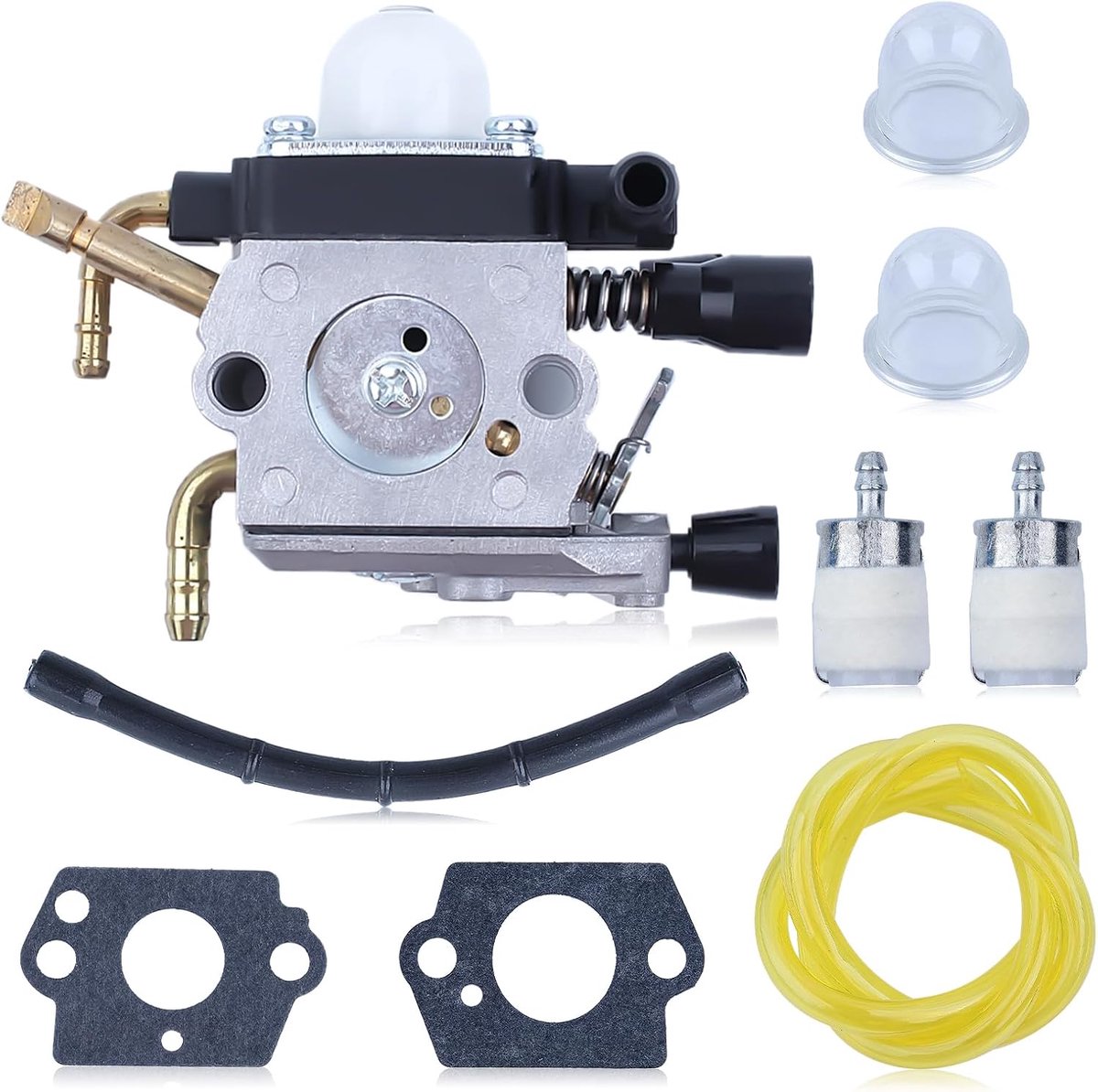 Carburateurset, voor Stihl HS81 HS81R HS81Rc HS81T HS86 HS86R HS86T, vervangen voor Zama C1Q-S225, Oem vervangen voor 4237 120 0606