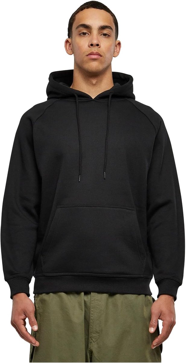 Classics Blank Hoody Trui met capuchon zwart Basics, Street wear