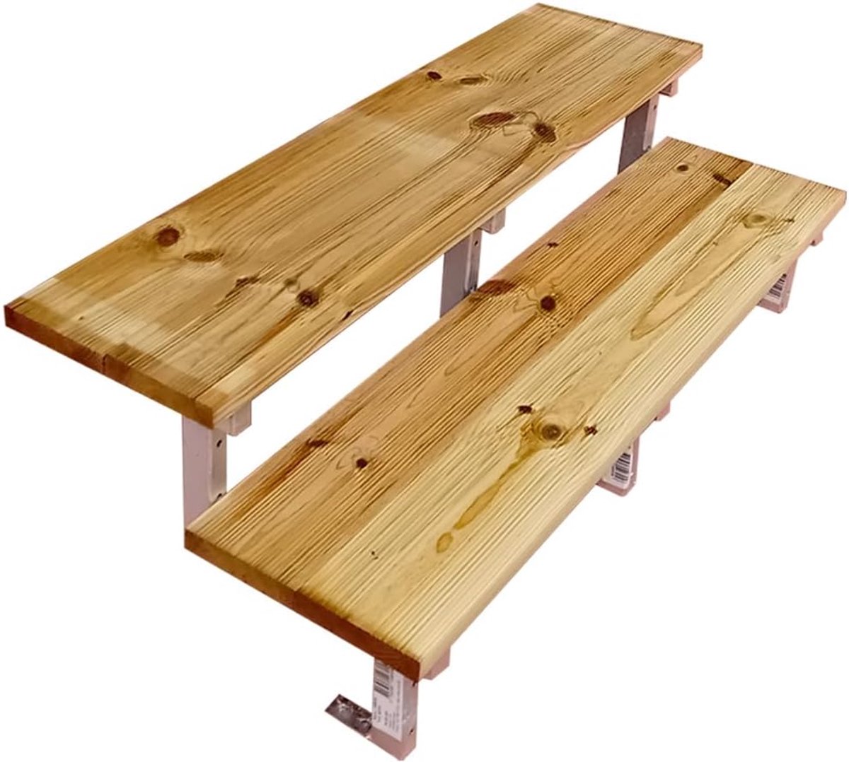 Treden geïmpregneerd hout breedte 120cm