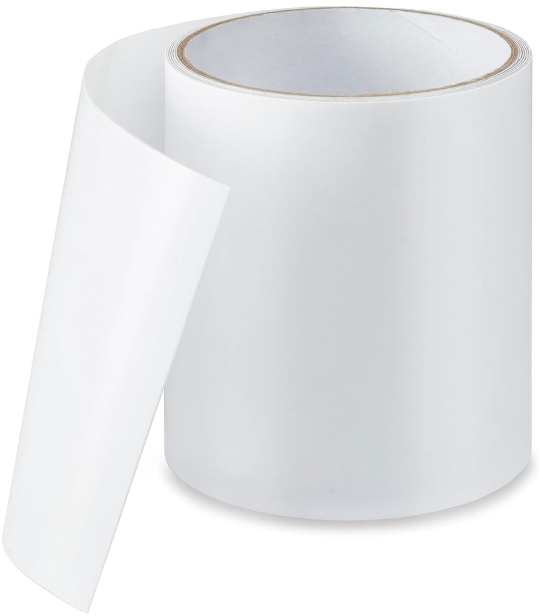 Onderwater-plakband, afdichtband, reparatieband voor zwembad, tent, dekzeilen, dakgoot, rubberboot, acrylaatlijm (10 cm x 150 cm, wit)