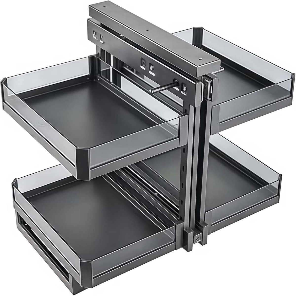 Uittrekbare organizer, 4-planken zware kast uitschuifbare keukenkast organizer 900
