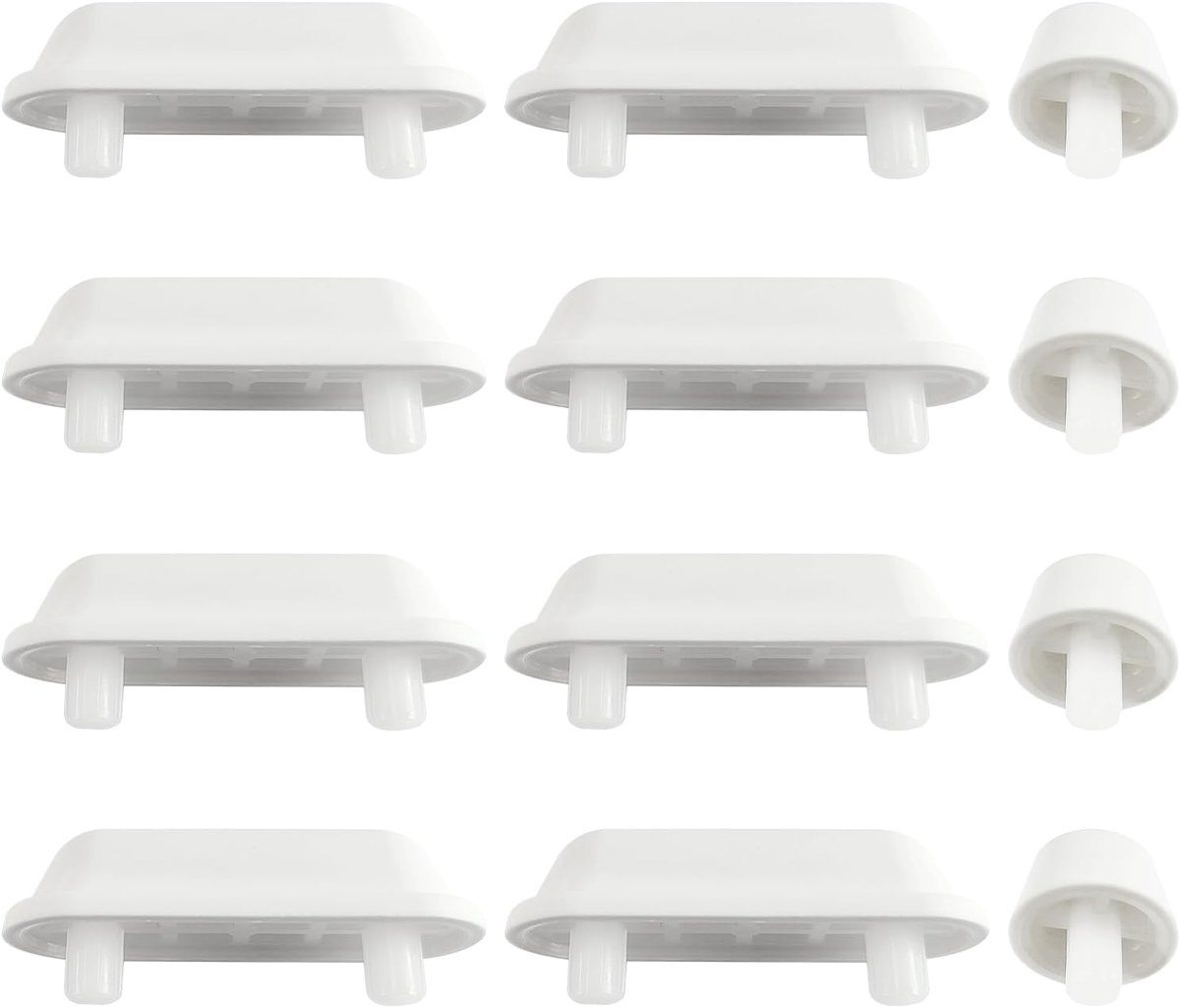 12 stuks wc-brilbuffer, toiletdekselbuffer, schokabsorberende pads voor houten toiletbril