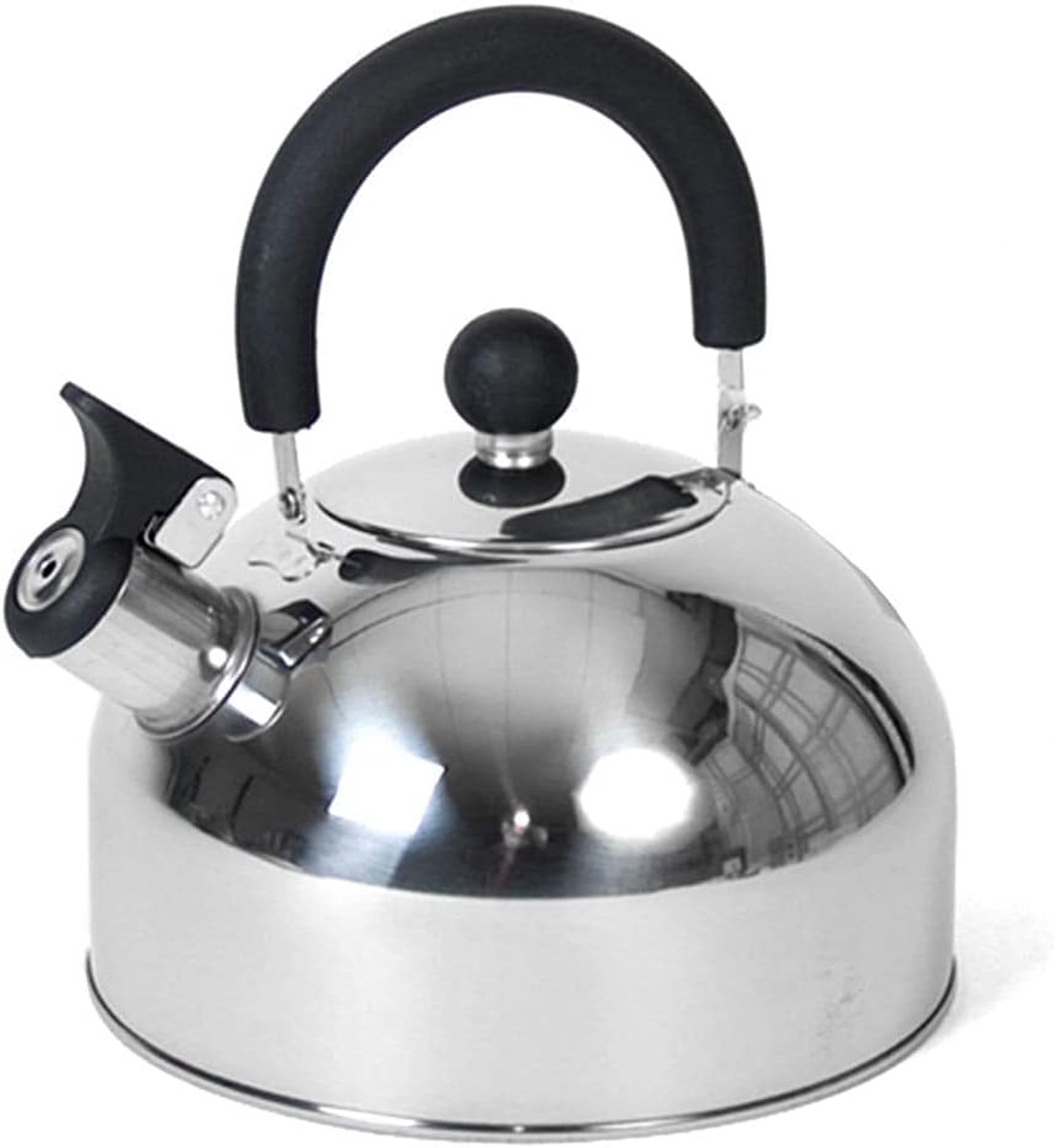 Fluitketel 2,5 liter - Waterkoker - Fluitketels - Theepot - Roestvrijstaal - 21.50x19.50x21.50cm