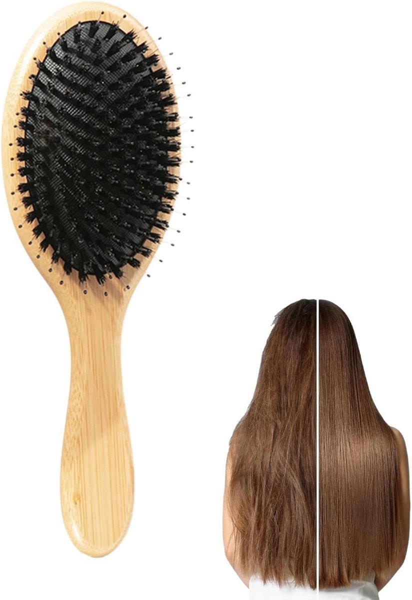 Borstel Voor Vrouwen Antistatisch Gladmakend En Ontwarrend | Hoofdhuidmassage Styling Borstel Voor Droog Fijn Krullend Golvend Steil Haar Vrouwen Mannen En Kinderen
