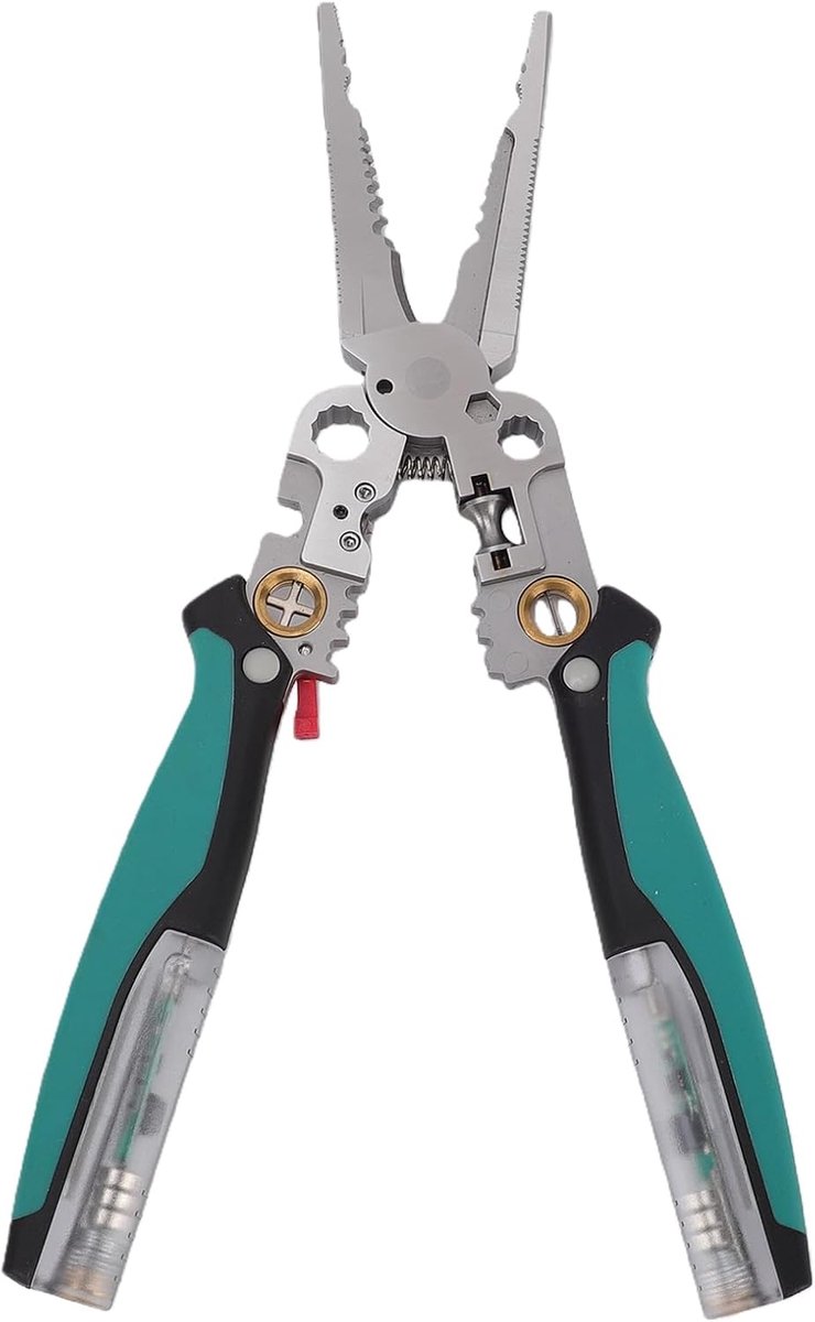 Draadstriptang Multitool - Elektricien Gereedschap - Snel Draden Strippen - 23 Functies - 1 Aantal - Zwart