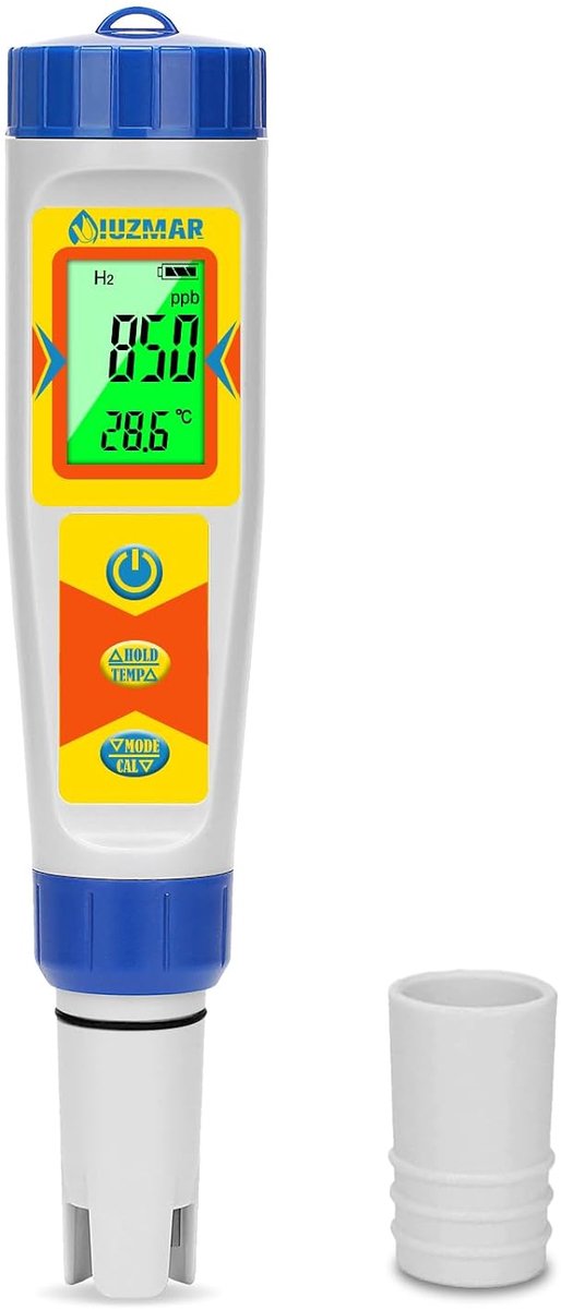 Waterkwaliteitsmeter 6-in-1 - pH en waterstofmeting - voor drinkwater en zwembad - verbeter waterkwaliteit - SnelShoppen