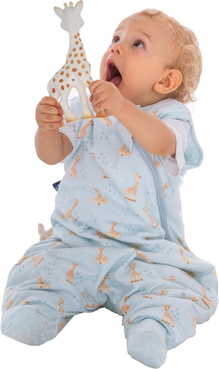 Baby slaapzak met voeten 2.5 TOG - biologisch katoen - 6 maanden tot 5 jaar - comfortabel slapen - SnelShoppen