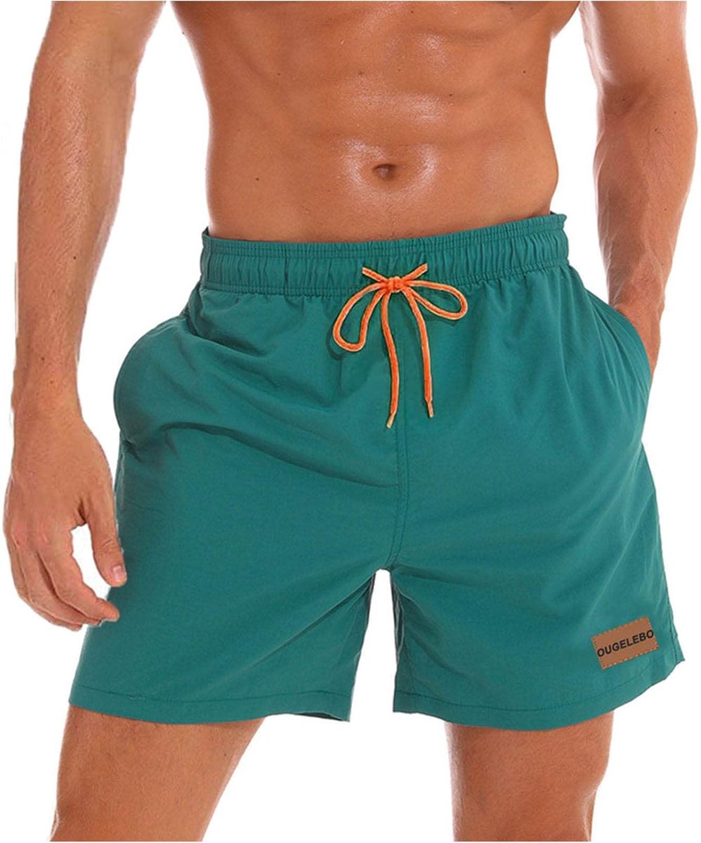 Badshorts voor heren met ritszak - sneldrogend - sportief design - ideaal voor strand en zwembad - SnelShoppen
