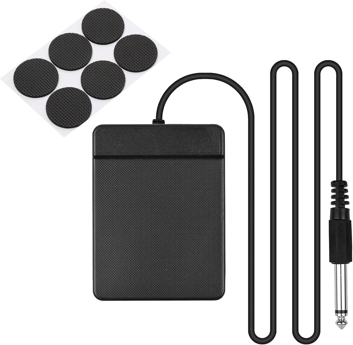 Sustain pedaal voor piano - universeel model - robuust en duurzaam - ideaal voor keyboard en MIDI controllers - SnelShoppen