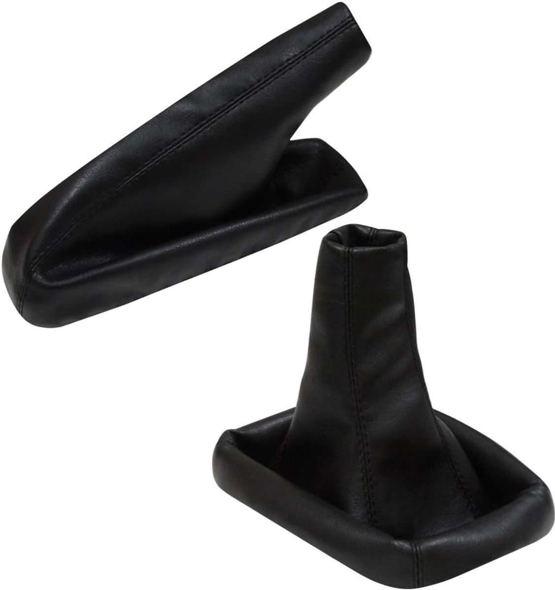 Versnellingspook en handrem tas - kunstleer - zwart - voor Corsa C 2000-2006 - SnelShoppen