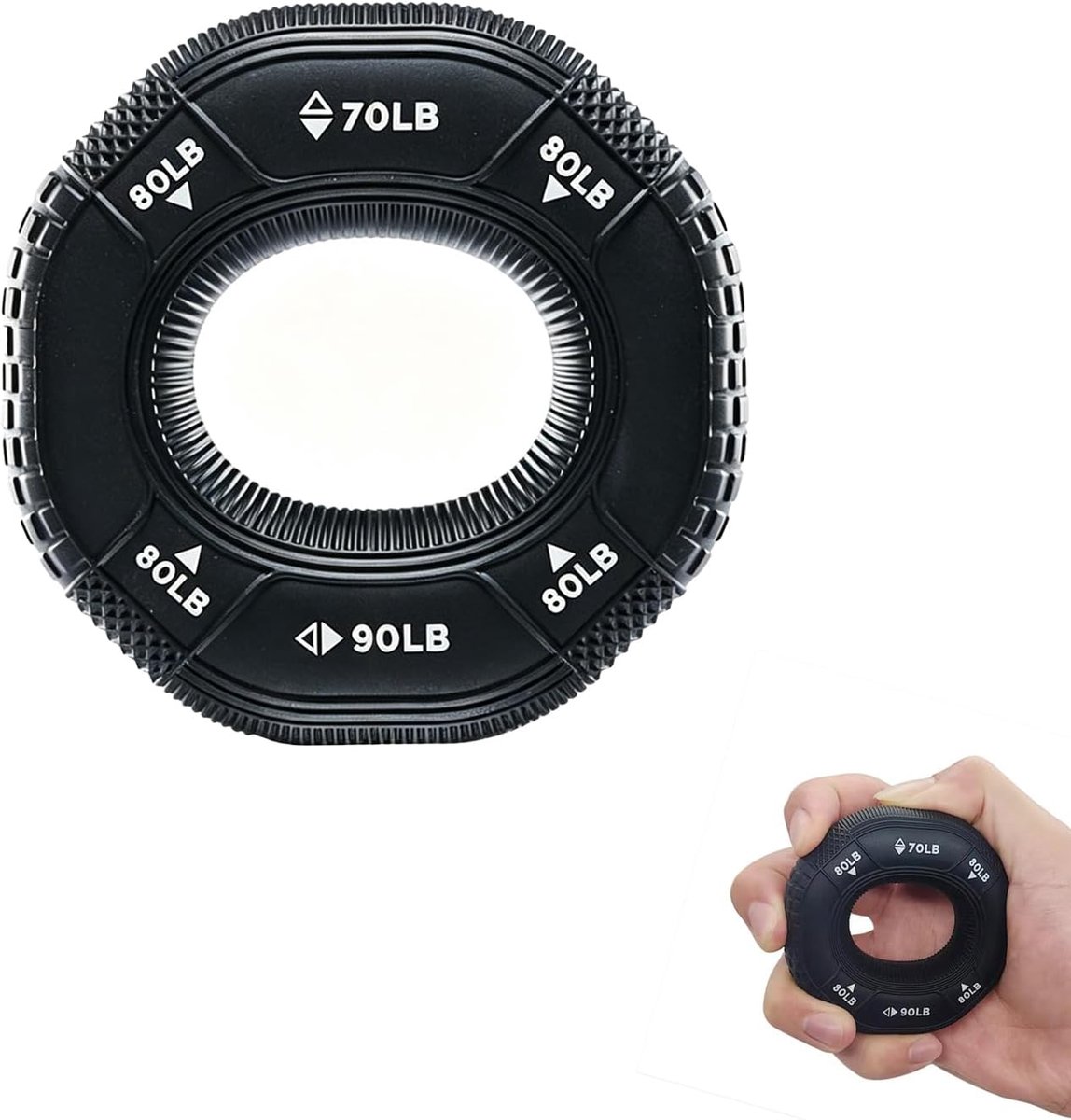 Grip Trainer met 3 Weerstanden 70/80/90LB - Handtrainer voor Pols- en Onderarmtraining - SnelShoppen