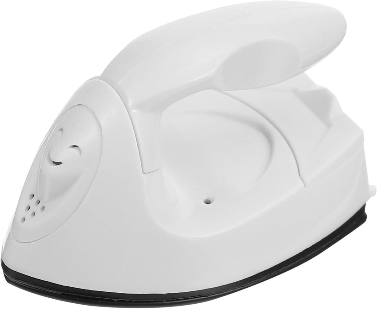 Mini Strijkijzer - Warmtepers Machine - DIY Decoratie - Keramisch Verwarmingselement - 10 x 5.8 cm - Wit
