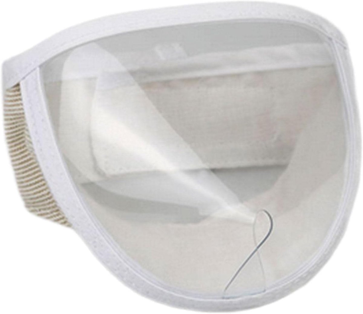 Kat muilkorf M - ademend gaas - transparant gezichtsmasker - veilig voor grooming - SnelShoppen