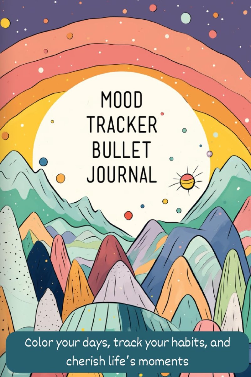 Mood tracker bullet journal - A5 formaat - 160 pagina's - persoonlijk welzijn verbeteren - SnelShoppen