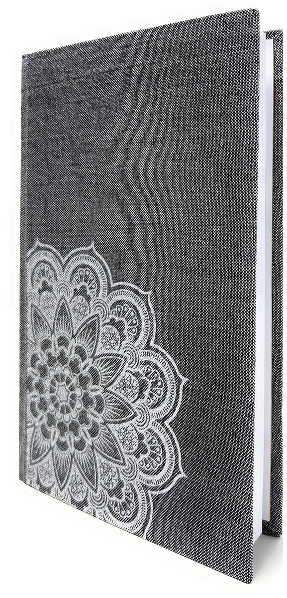 Notebook A6 - mandala - grijs - perfect voor notities - SnelShoppen