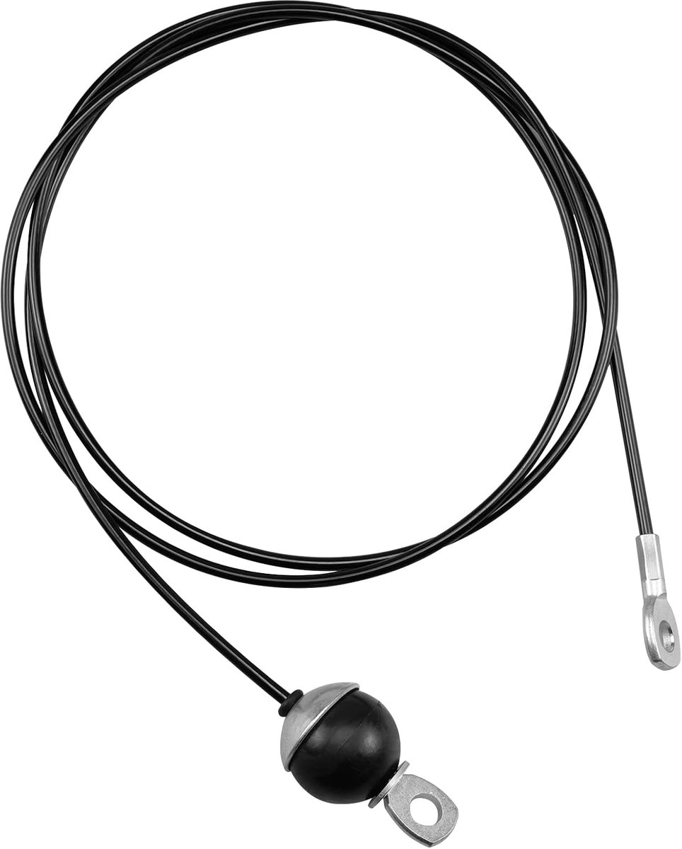 Stalen fitness kabel 2m - TPU leren omhulsel - met zwaartekrachtbal - stabiel gebruik - SnelShoppen