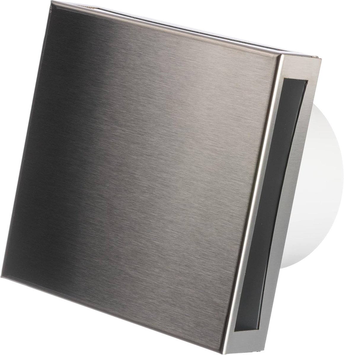 Badkamer ventilator Ø 100 mm - roestvrijstaal - modern ontwerp - efficiënte ventilatie - SnelShoppen