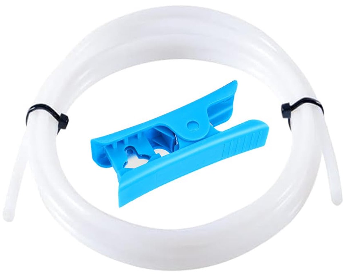 3D Printer Teflon slang 3m - ID 2mm/OD 4mm - Translucent - Voor nauwkeurige filamentdoorvoer - ShopVlot