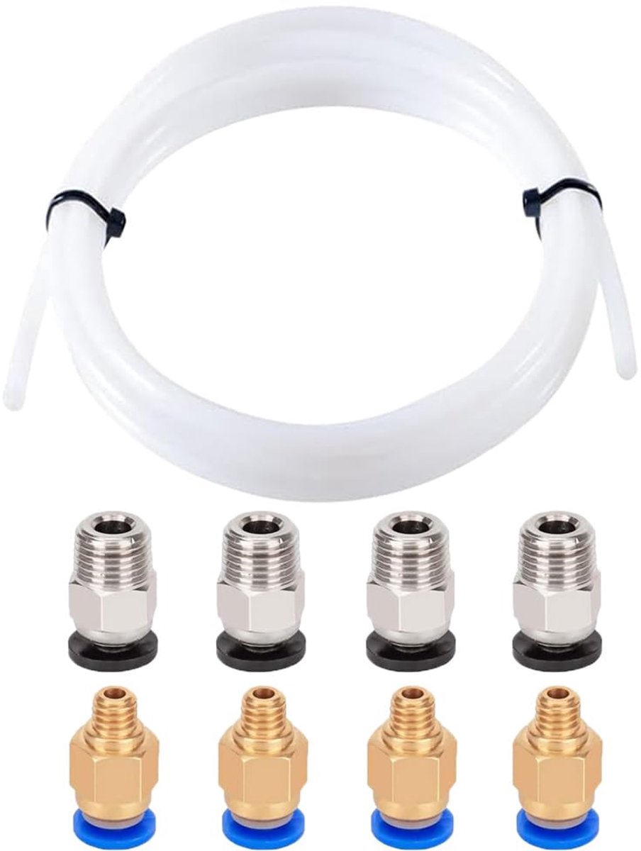 3D printer slang 3m - PTFE Teflon - hoge temperatuur weerstand - ideaal voor precisie printen - ShopVlot