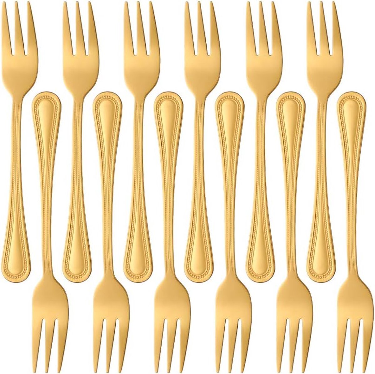 Theelepels set van 12 - elegant roestvrij staal - duurzaam en stijlvol - perfect voor thee en dessert - ShopVlot