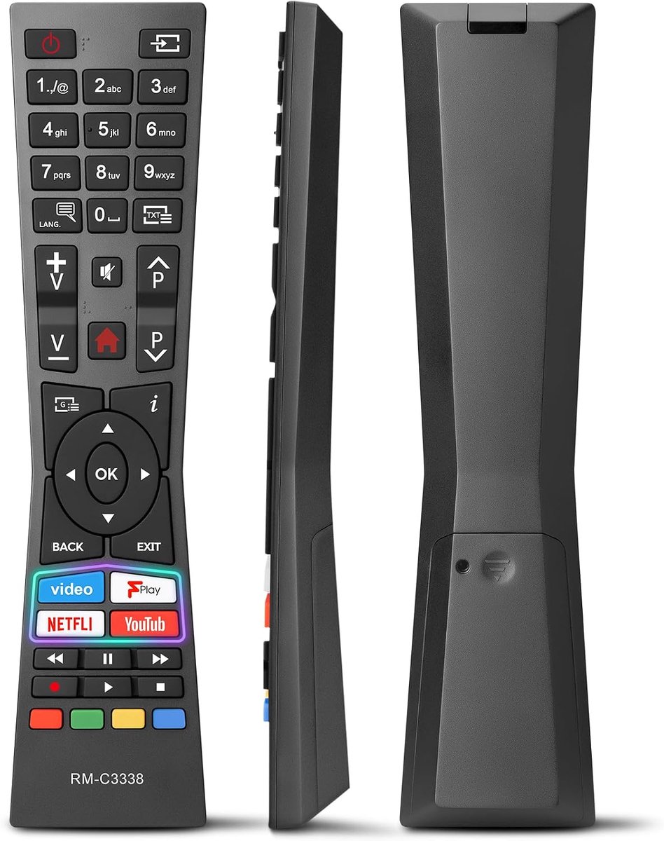 Afstandsbediening universeel - JVC/Bush compatibel - eenvoudig in gebruik - ideaal voor vervanging - ShopVlot
