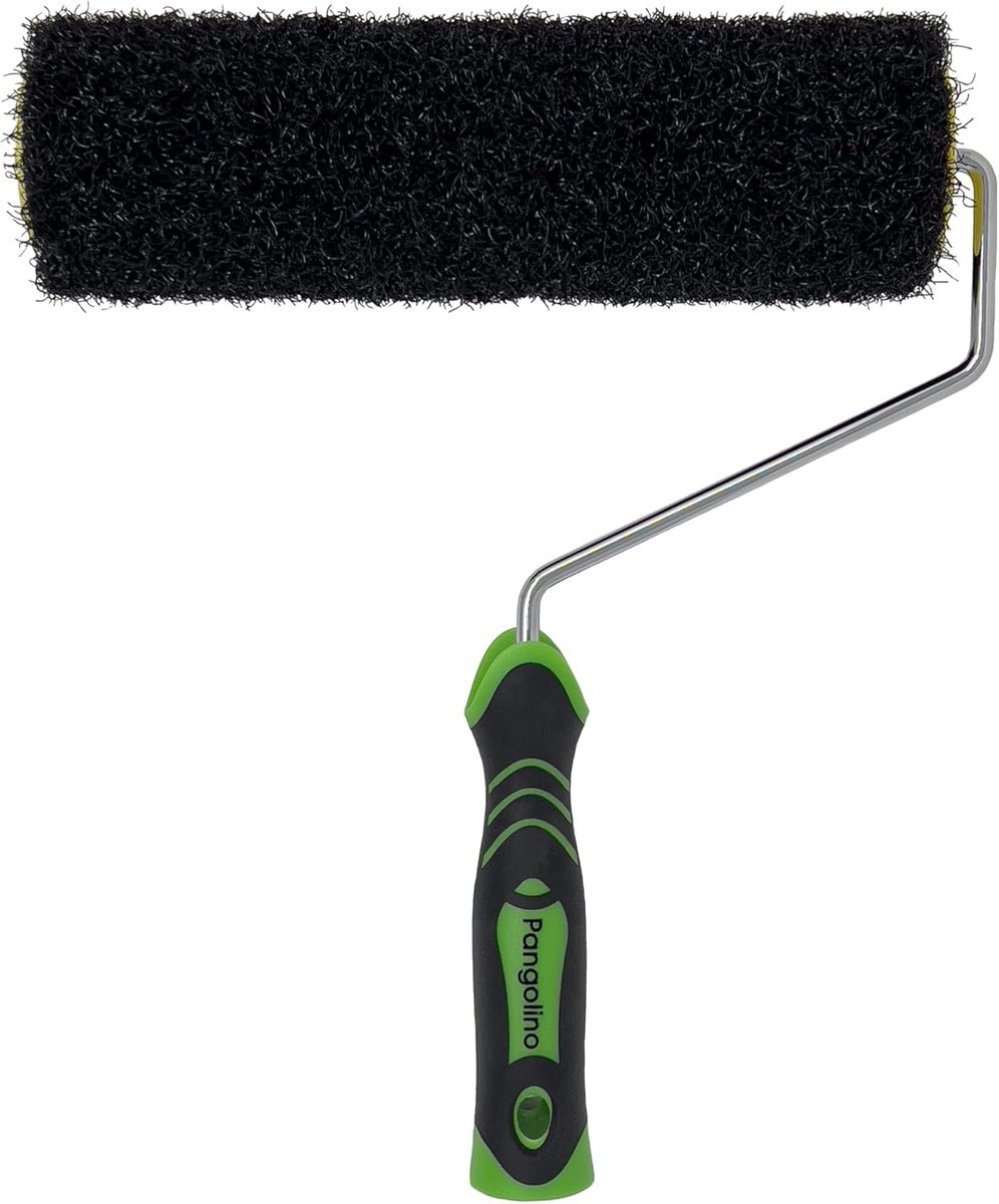 Coating roller 230 mm - speciale roller met handvat - voor pasty vulmiddelen - voor een egale afwerking - ShopVlot