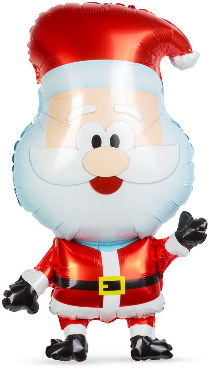 Kerstballonnen - aluminiumfolie - Kerstman - 80 x 48 cm 1 Stuks [58241A]