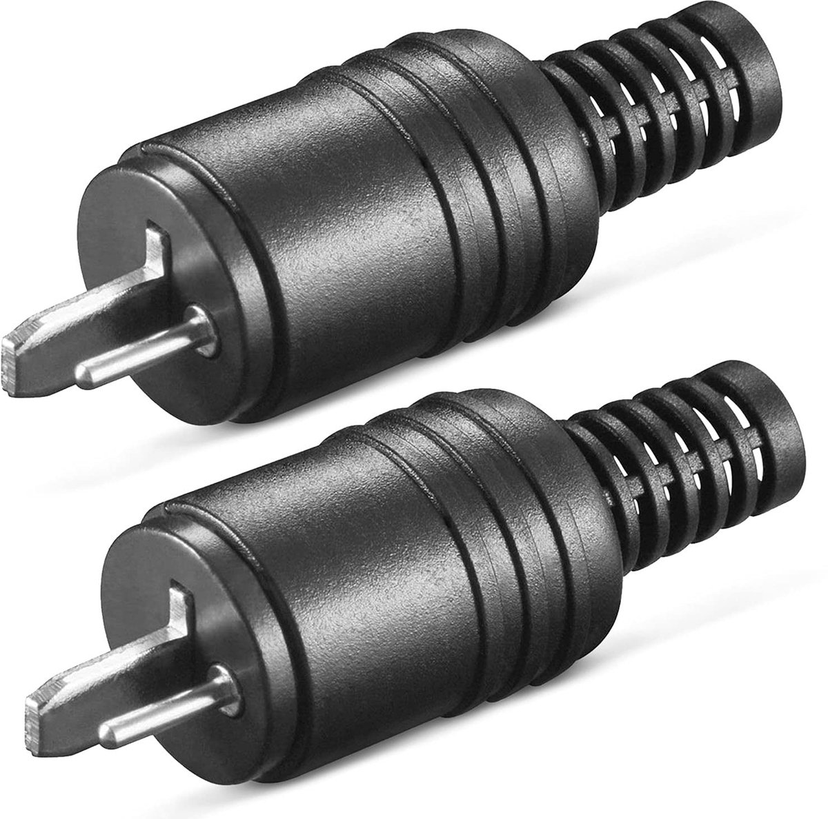 Speakerplug 2.2 mm - rechtse schroefverbinding - met kinkbescherming - ideaal voor hobbyisten - ShopVlot
