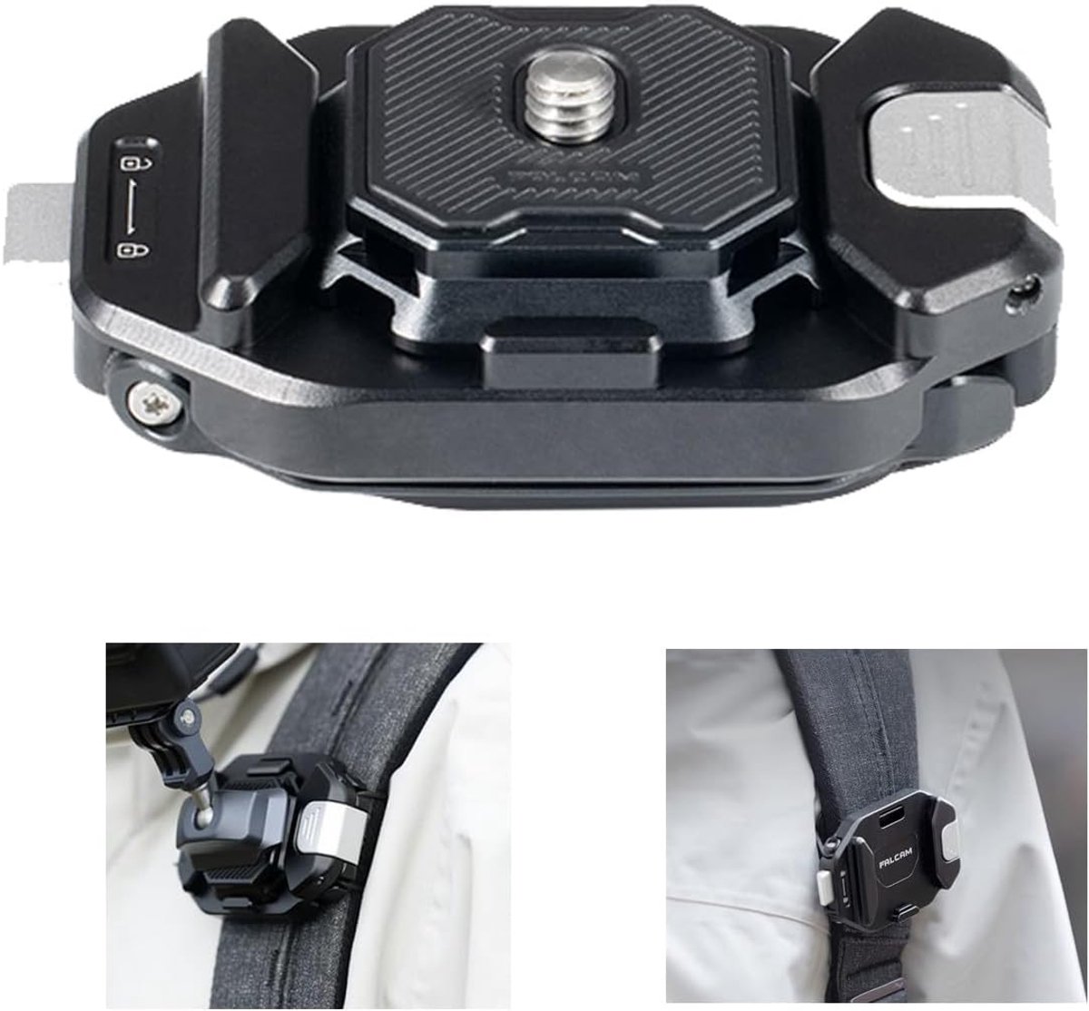 Schnellverschluss-set voor rucksack V2 - sluitdichting - 30 kg draagkracht - verbeterd comfort - ShopVlot
