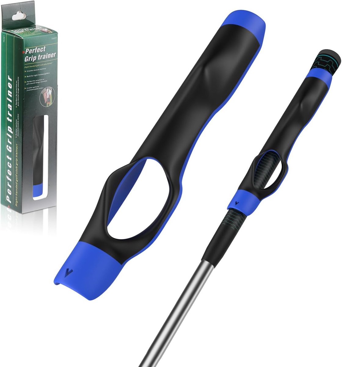 Golf-Greeptrainer - Blauw - Verbeter handpositie - Swingtechniek verbeteren - ShopVlot