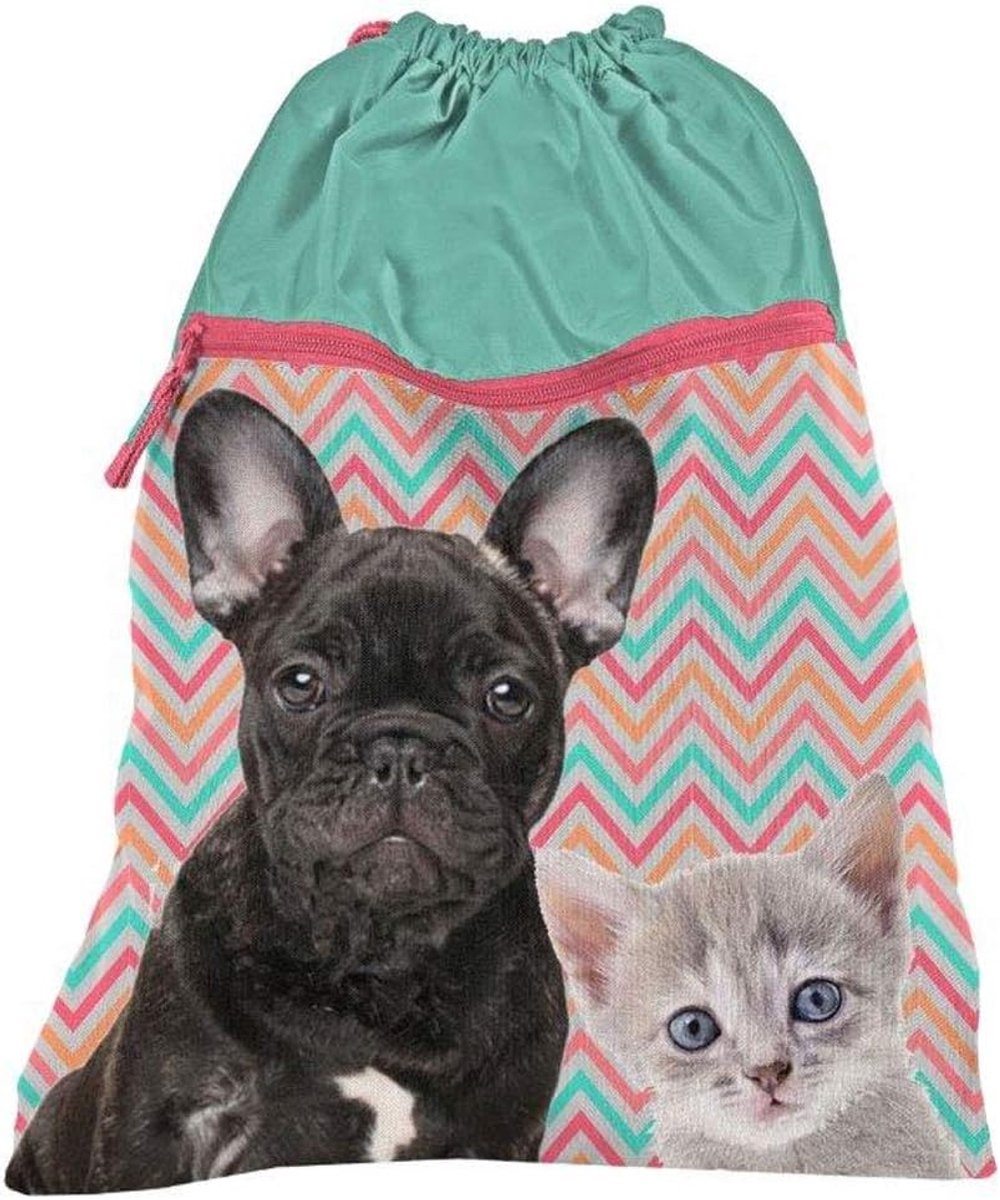 Gymtas kinderen 43x34cm - premium kwaliteit - honden & katten - ideaal voor sport - ShopVlot