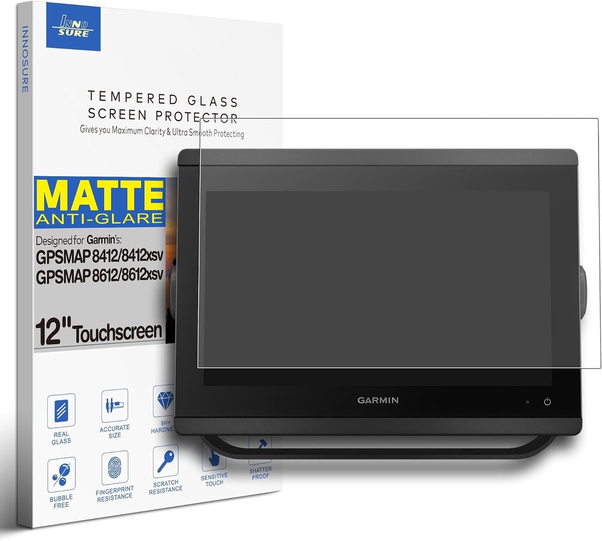 gehard glas beschermfolie 12 inch - mat - 9H anti-kras - optimale bescherming - ShopVlot