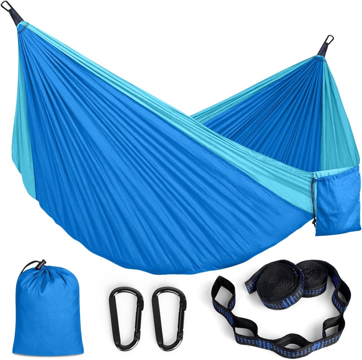 Camping Hangmat 295x140cm - Parachute Nylon - 800lbs draagvermogen - Perfect voor reizen - ShopVlot