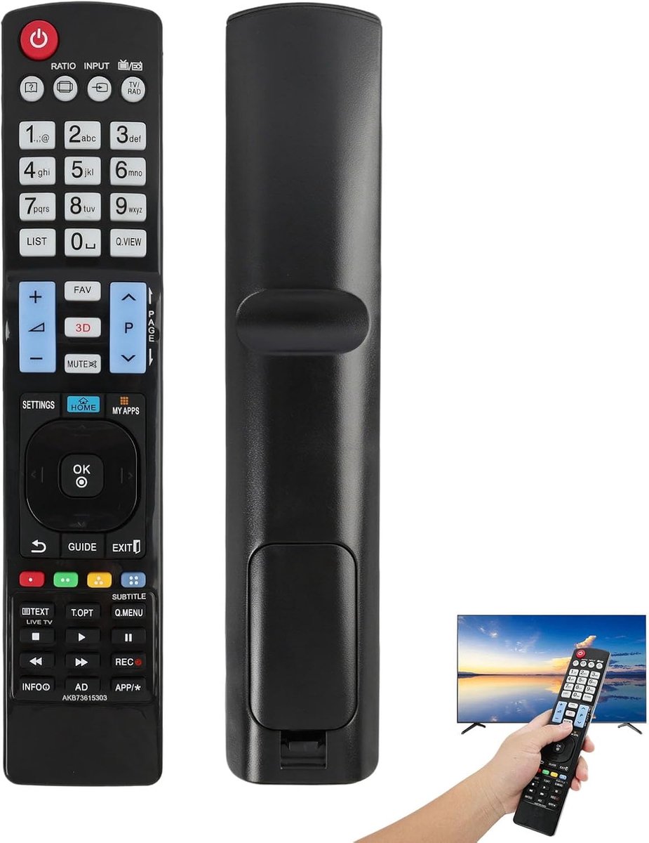 Afstandsbediening voor L-G Smart TV - Universeel model - Directe knoppen - Gemakkelijk in gebruik - ShopVlot