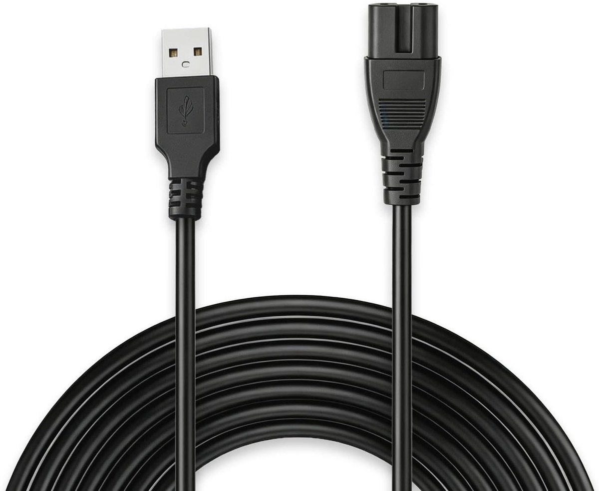 Zwembadzuiger oplaadkabel 2 m - USB-oplaadkabel - compatibel met zwembadreinigers - veilige stroomvoorziening - ShopVlot