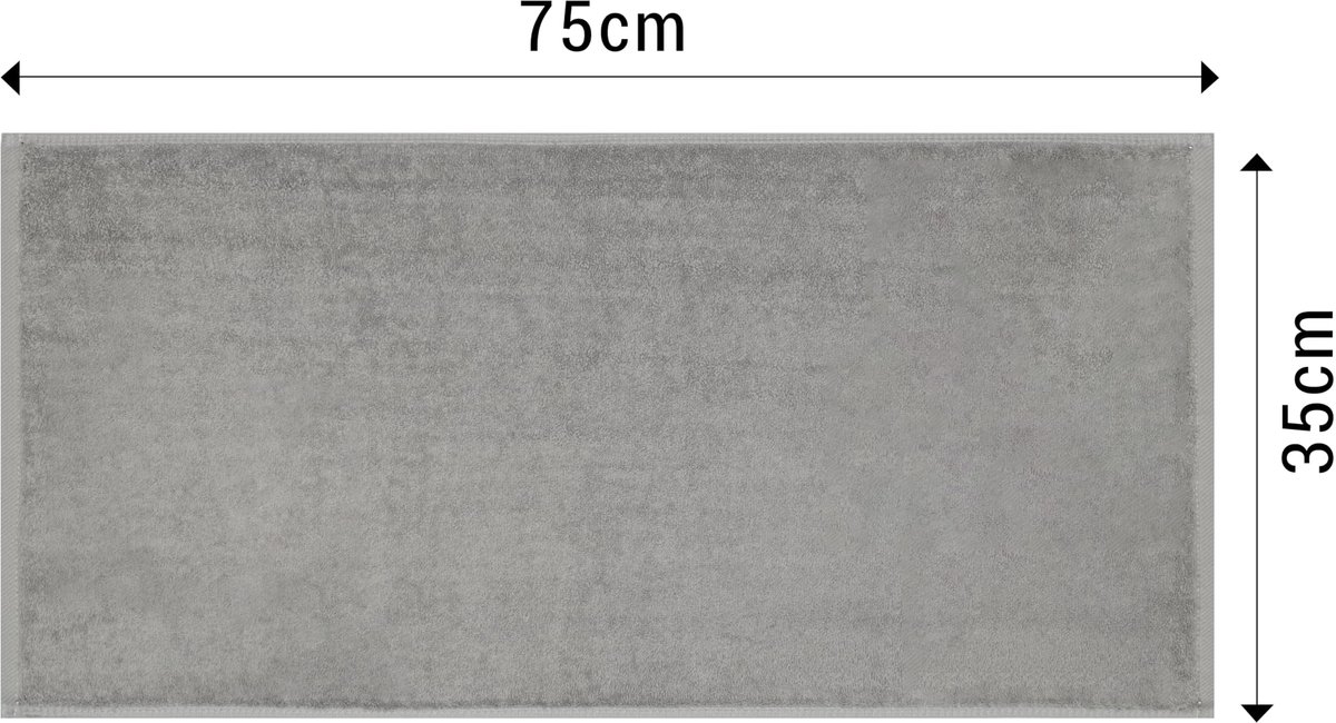 badhanddoek 70 x 140 cm en handdoek 35 x 75 cm - 100% katoen - zacht en absorberend - ideaal voor thuisgebruik - ShopVlot