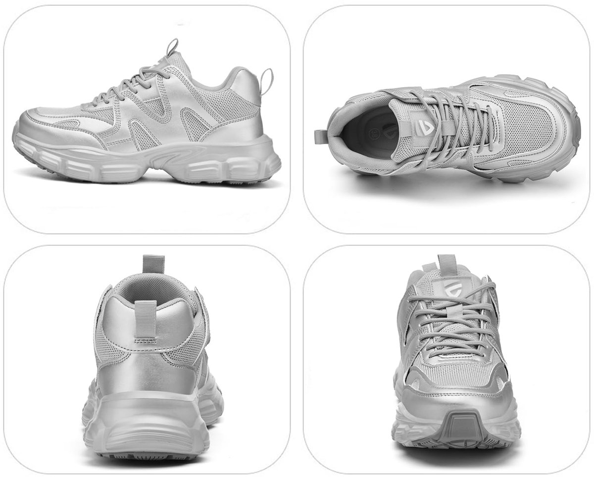Veiligheidsschoenen dames 37 - lichtgewicht ademend - zilver - ideale werkschoenen voor comfort - ShopVlot