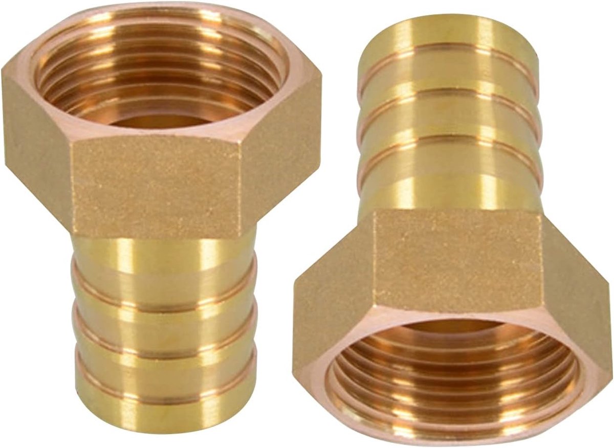 Hose barb adapter 1" - NPT vrouwelijke draad - geen lekkage - ideaal voor tuinsystemen - ShopVlot