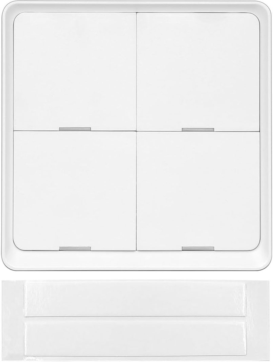 Zigbee Smart Scene Switch - 12 Scènes - Draadloze Wanddrukknop - Creëer Slimme Scènes - ShopVlot