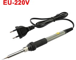elektrische soldeerbout - instelbare temperatuur - houtbrander set voor reparatie en rework station -60W set