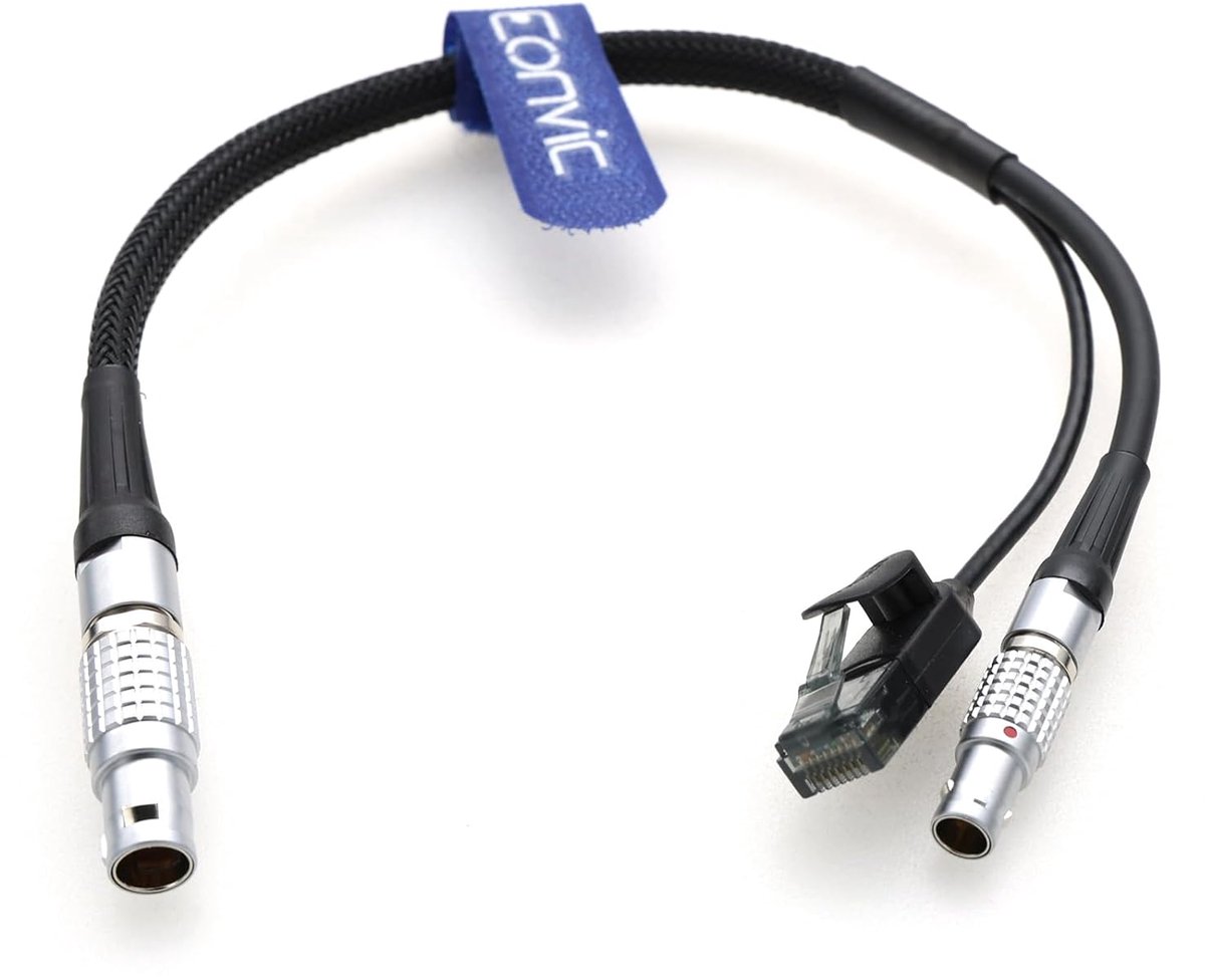 Signaaldata kabel 30cm - 10 Pin Male naar RJ45 - ARRI camera controle - Geschikt voor MiniLF en SXT - ShopVlot