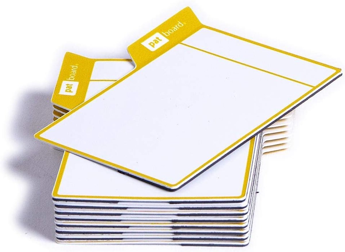 Scrum board - magnetische item kaarten - 16 stuks - herbruikbaar - ideaal voor lean werkmethoden - ShopVlot