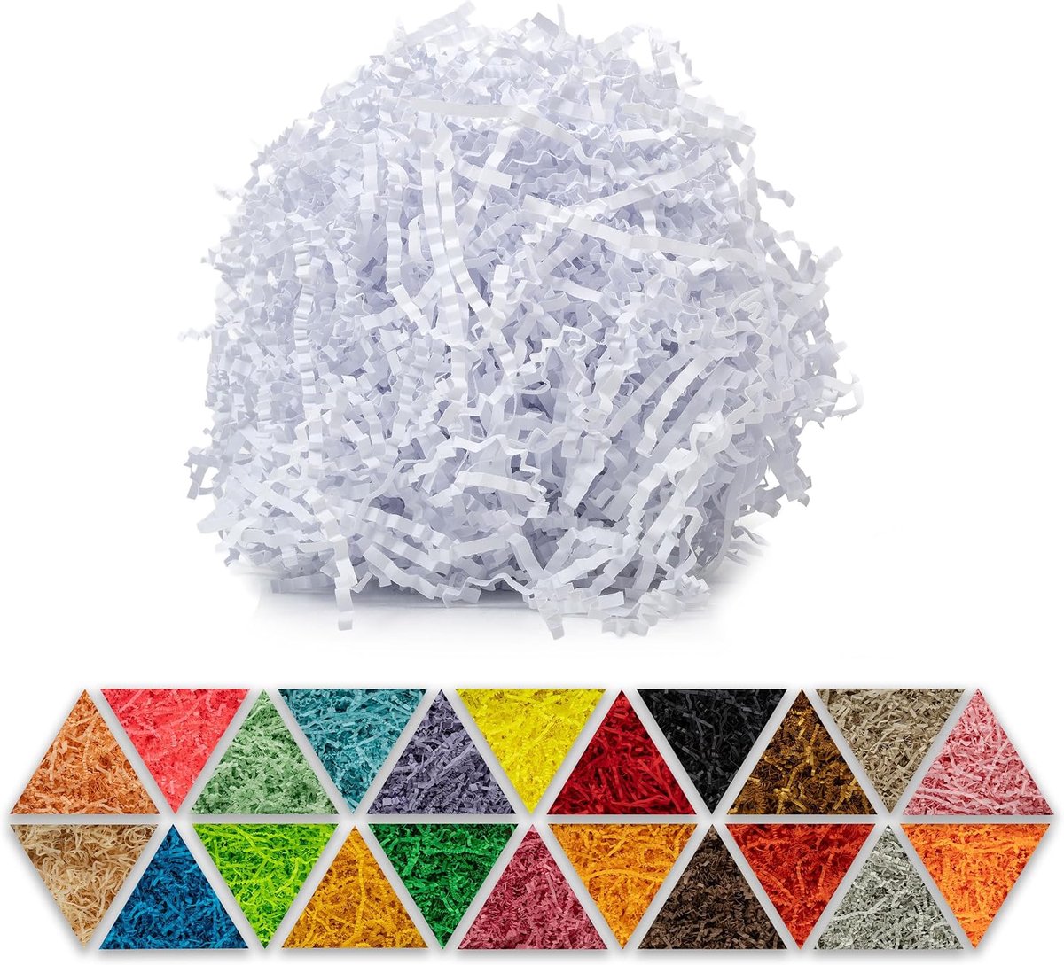 Vulmateriaal papier 1 kg - biologisch afbreekbaar - decoratieve vulling - veilig verzenden - ShopVlot