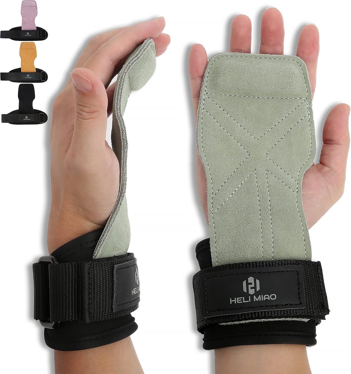 Power Lifting Straps - Fast Grip Leer - Veiligheid en comfort - Perfecte grip bij deadlifts - ShopVlot