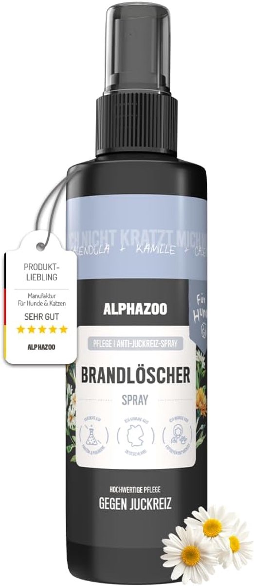 Brandblusser spray 200ml - Bont & huidverzorging - Tegen jeuk bij hond & kat - Verzachtende vachtverzorging - ShopVlot
