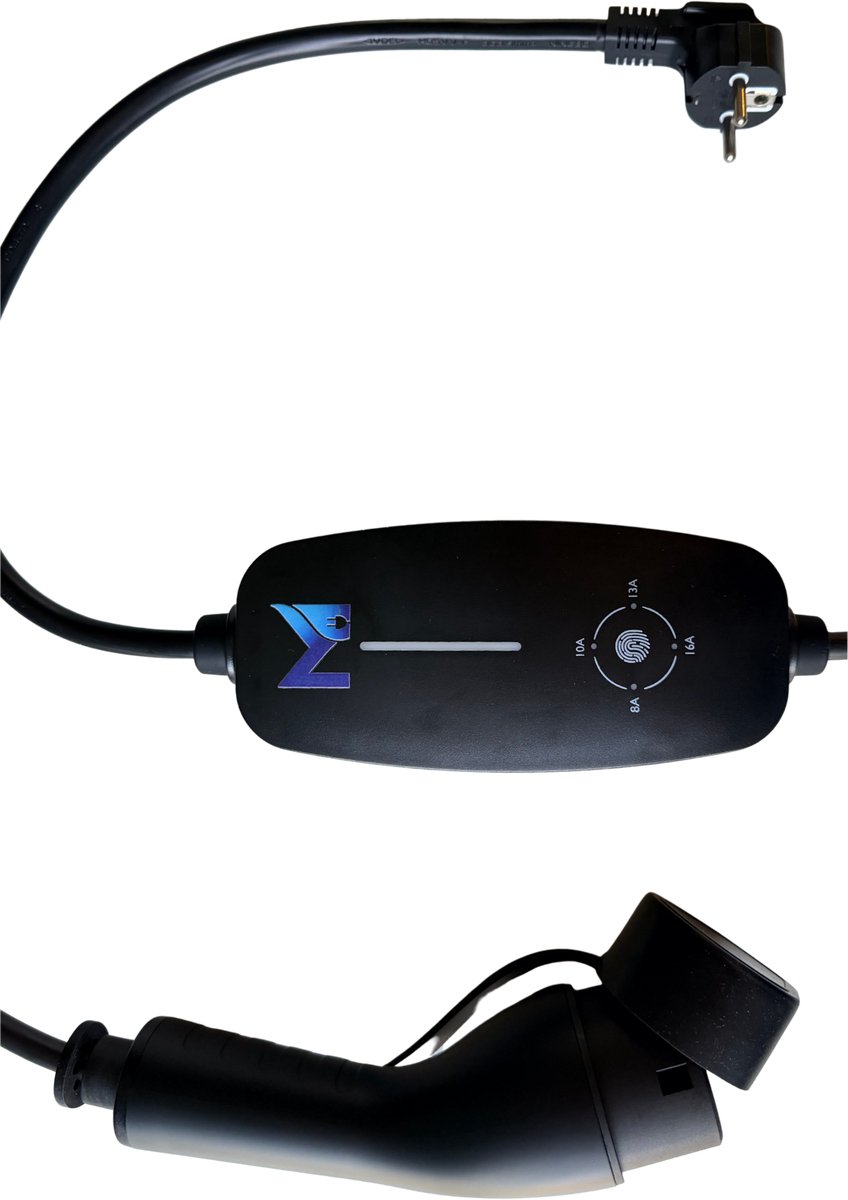Mcharge Mobiele EV-lader 3.7kW-Type2 Plug & Play