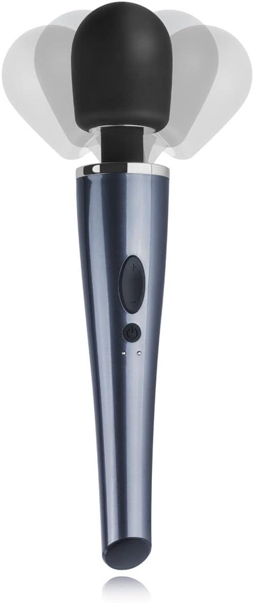 Vibrator met grote kop - Zwart - 5 snelheden - Voor massages - ShopVlot
