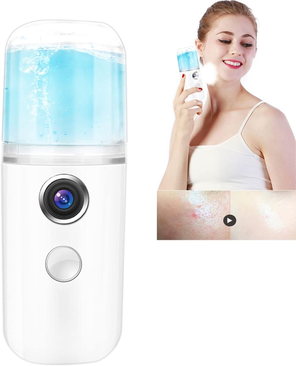 Nano Mist Spray Atomization Mister - compacte vernevelaar - diepe gezichtsreiniging - hydrateert en verjongt - ShopVlot